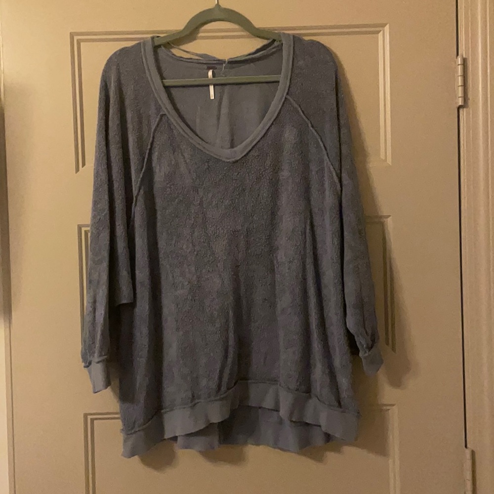 Free people terry pullover